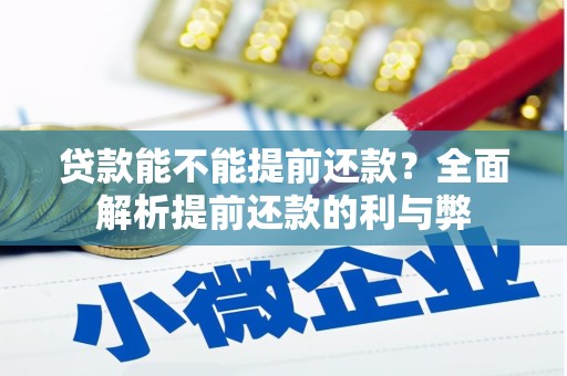 平乡贷款能不能提前还款？全面解析提前还款的利与弊