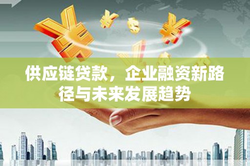 六横供应链贷款，企业融资新路径与未来发展趋势