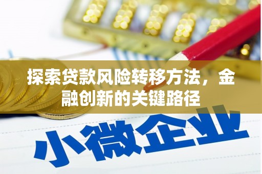 成县探索贷款风险转移方法，金融创新的关键路径