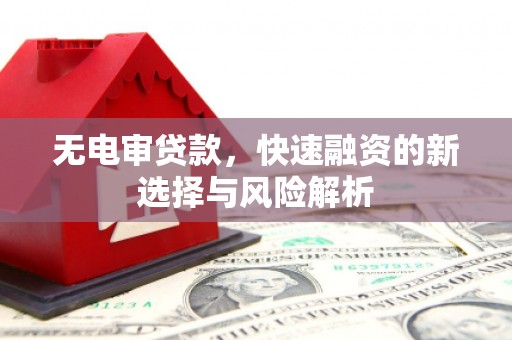 鄢陵无电审贷款，快速融资的新选择与风险解析