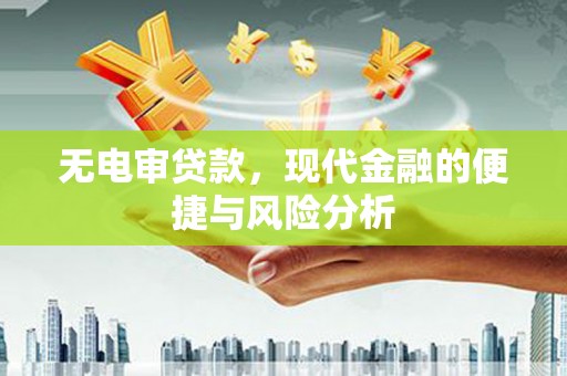 西固无电审贷款，现代金融的便捷与风险分析