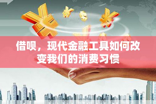 项城借呗，现代金融工具如何改变我们的消费习惯