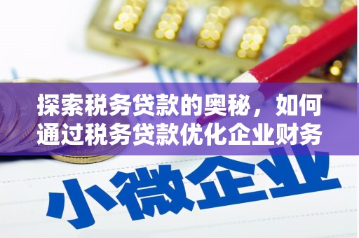 湖里探索税务贷款的奥秘，如何通过税务贷款优化企业财务