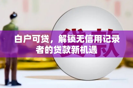 岐山白户可贷，解锁无信用记录者的贷款新机遇
