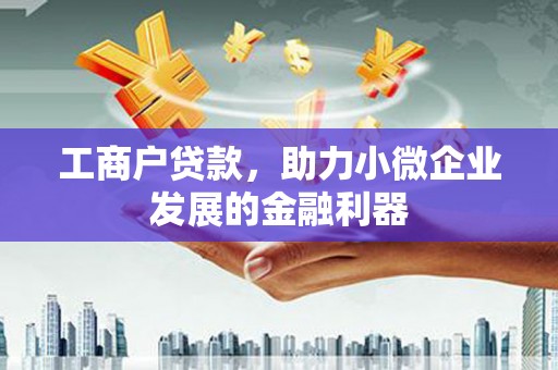 汶川工商户贷款，助力小微企业发展的金融利器