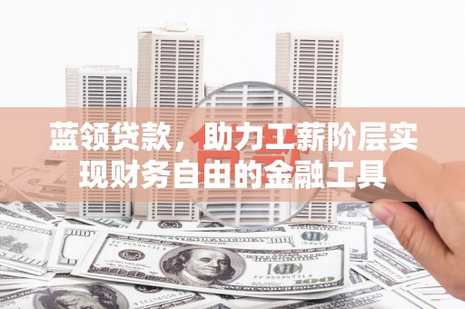 鱼峰蓝领贷款，助力工薪阶层实现财务自由的金融工具