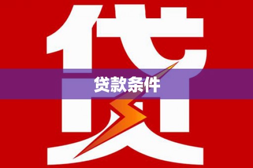 乐东贷款条件