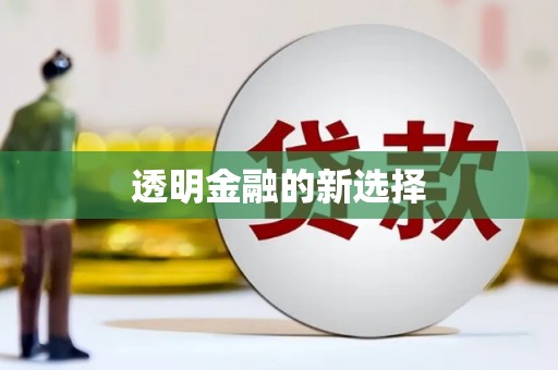 微山透明金融的新选择